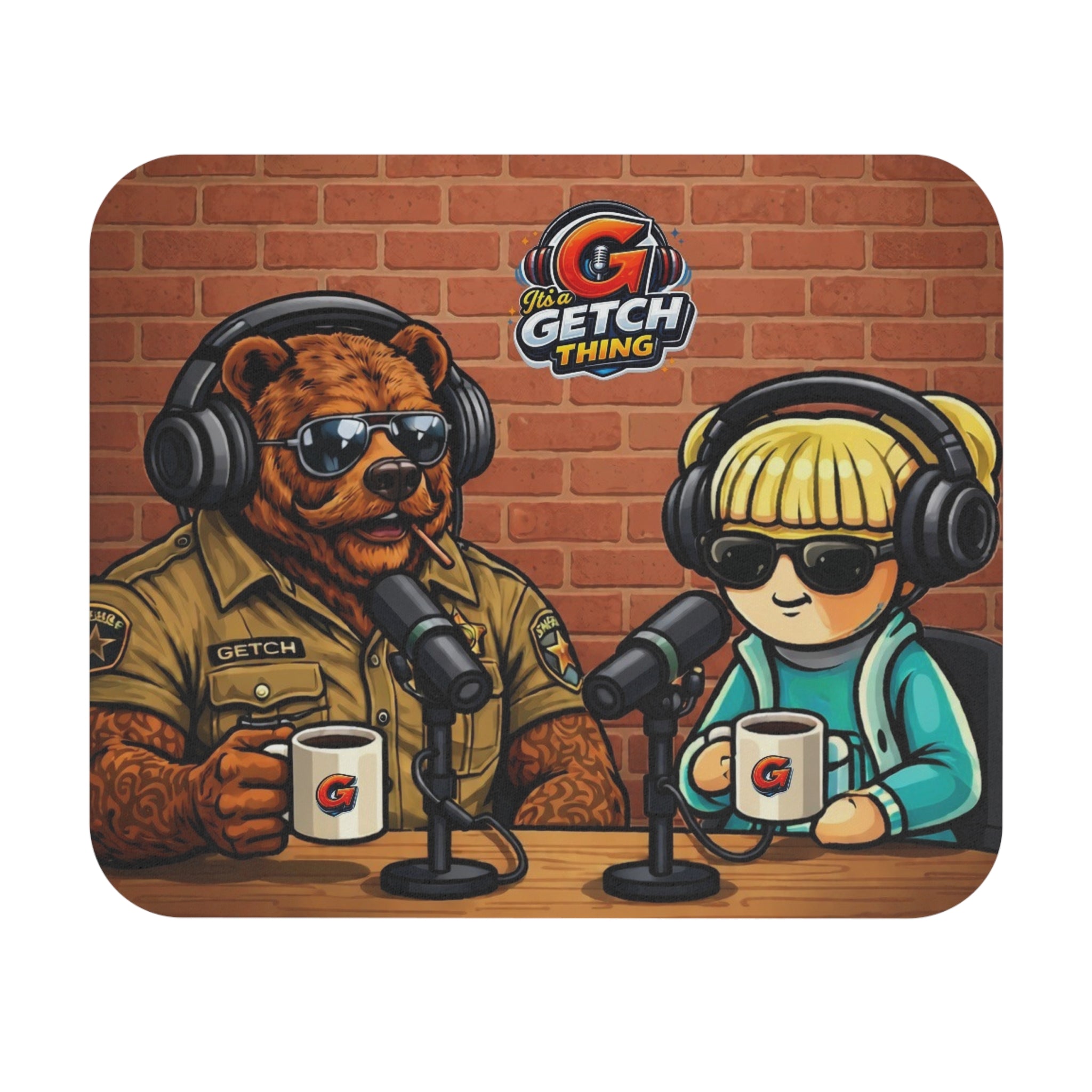 Podcast Crew Mouse Pad