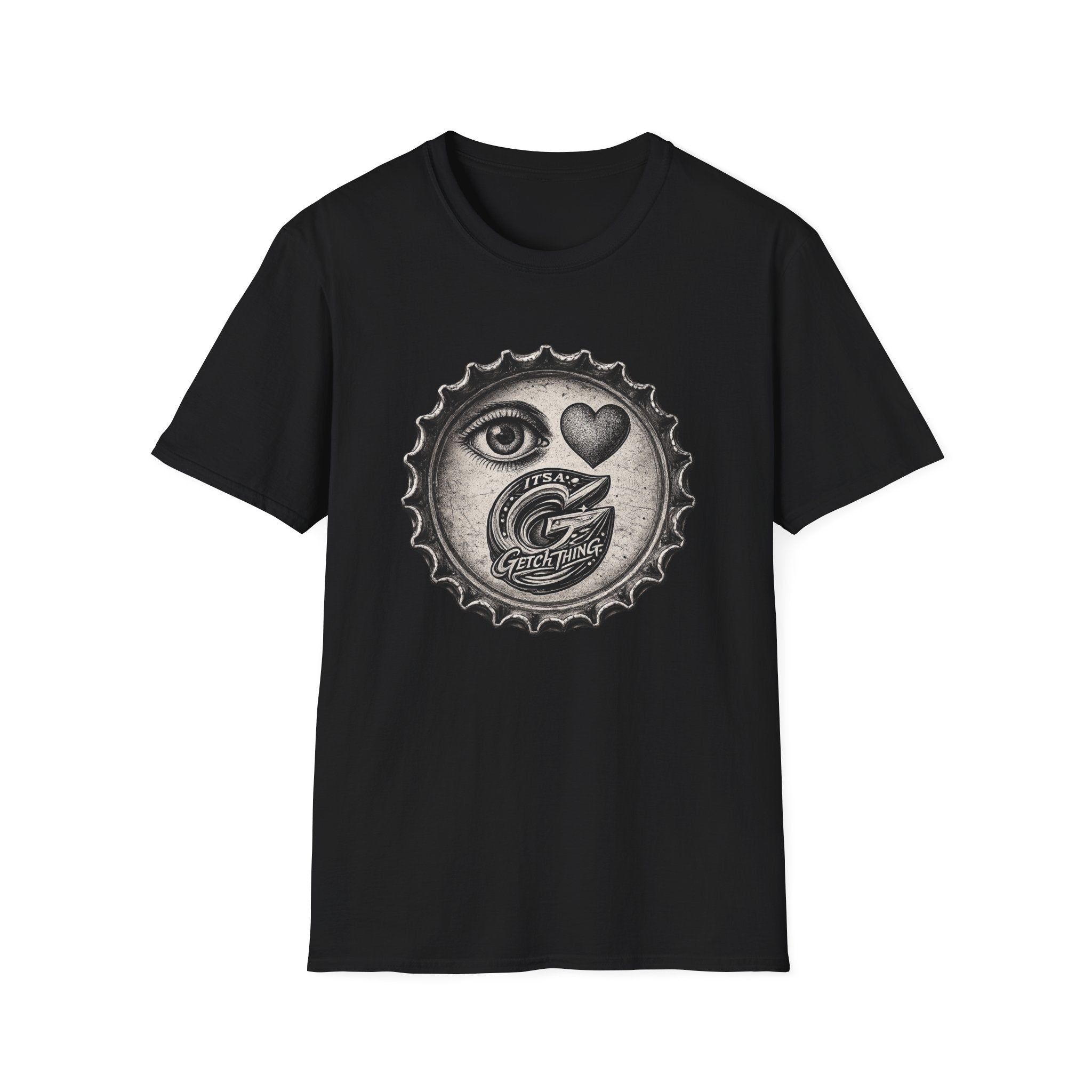 "Eye  <3  IAGT" Vintage Bottlecap Tee