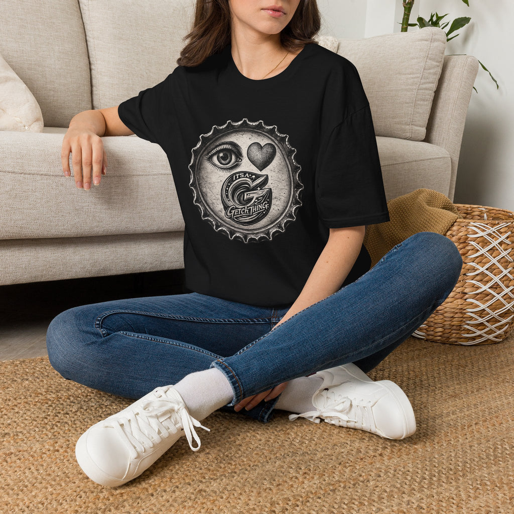 "Eye  <3  IAGT" Vintage Bottlecap Tee