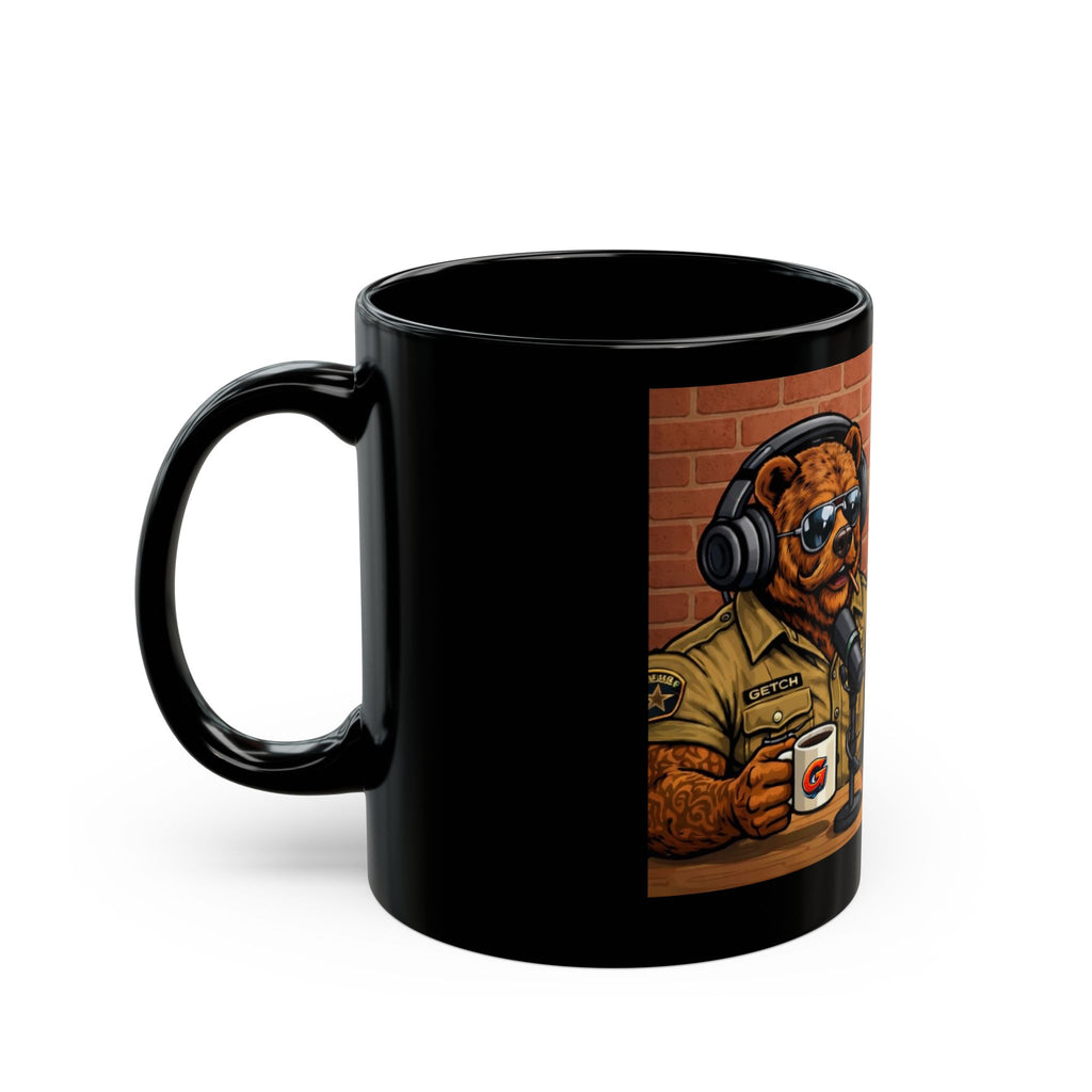 Podcast Crew Black Mug — (11oz/15oz)