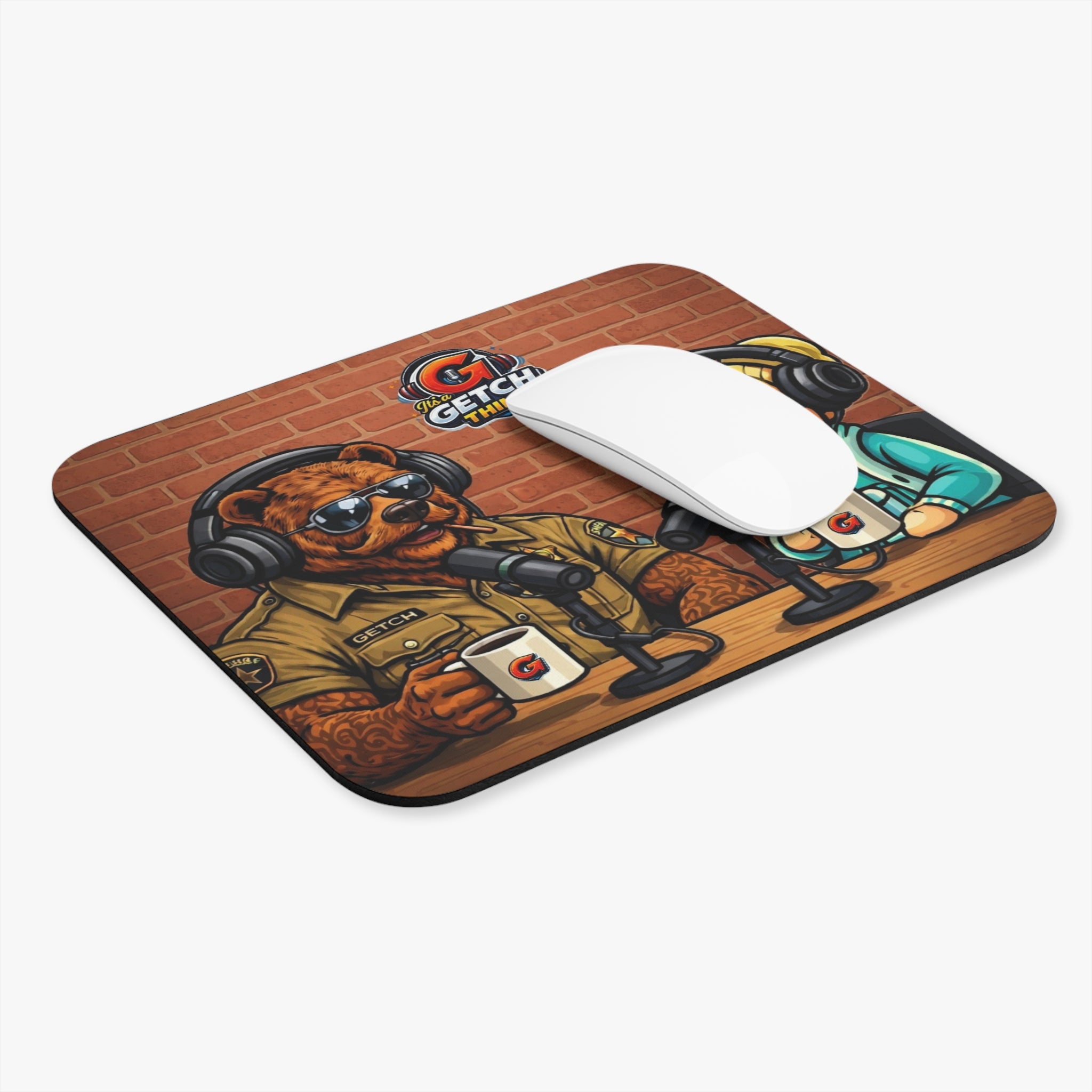 Podcast Crew Mouse Pad